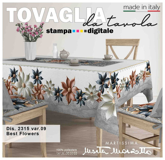 Tovaglia da tavola in stampa digitale Flowers MARTA MARZOTTO