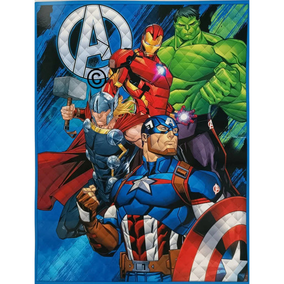 Trapunta singola Disney disegno piazzato Avengers